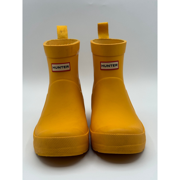 Hunter Kids Yellow Rain Boots US 2/3 - Picture 10 of 16